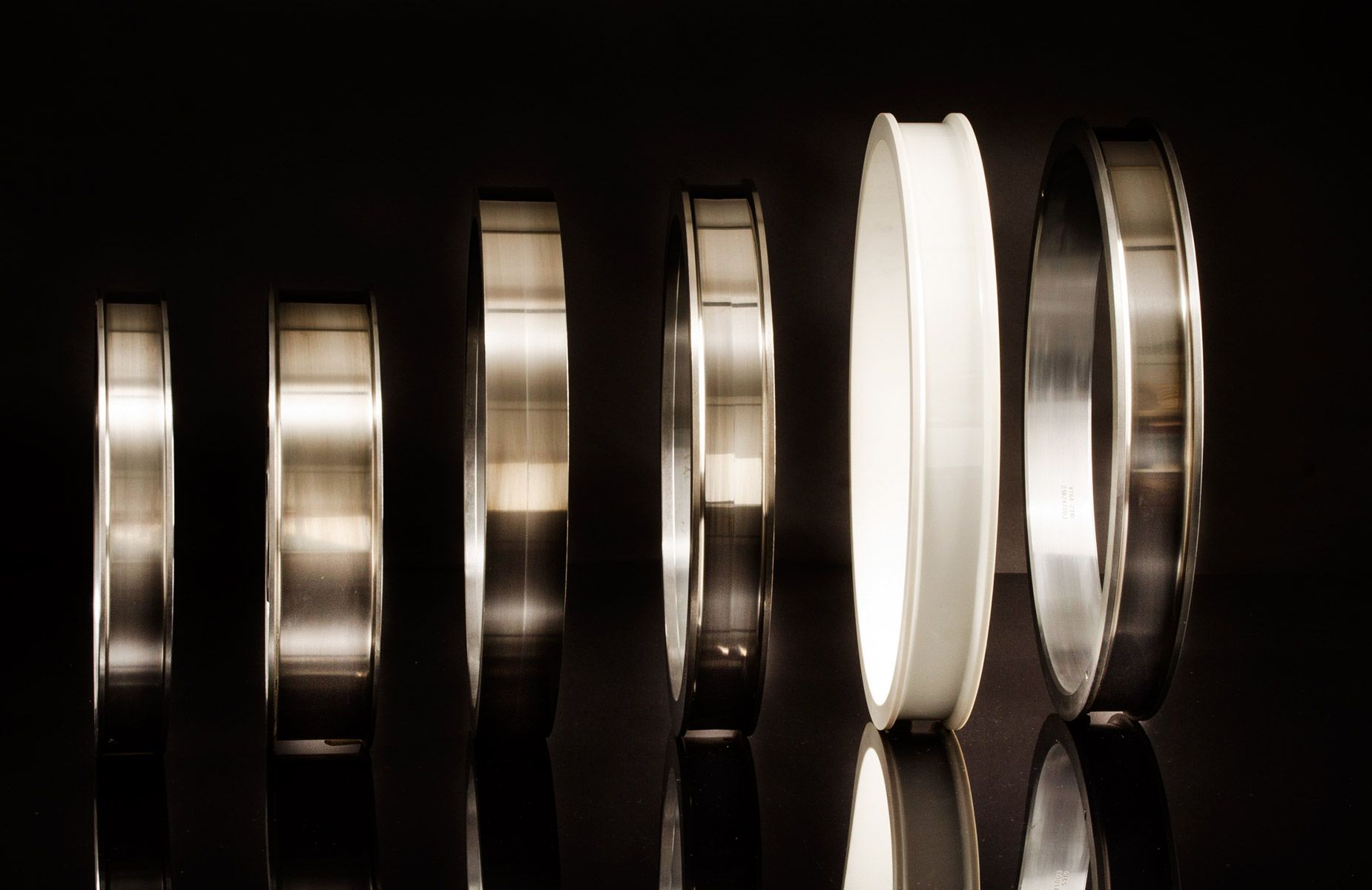 Ziehringe, Abziehscheiben und Wickelringe